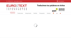 Desktop Screenshot of euro-text.com